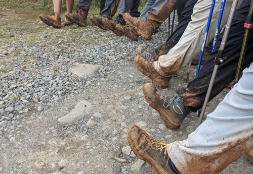 Muddy Shoes on the Camino