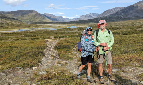 Kungsleden Hikers in Sweden