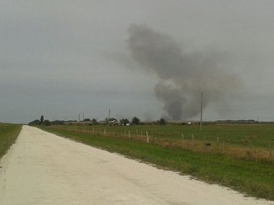 Sugar Cane field burning