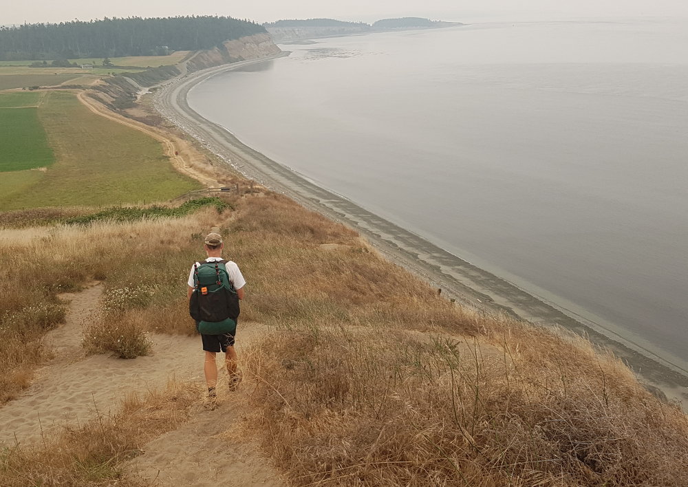 Hiking to Coupeville