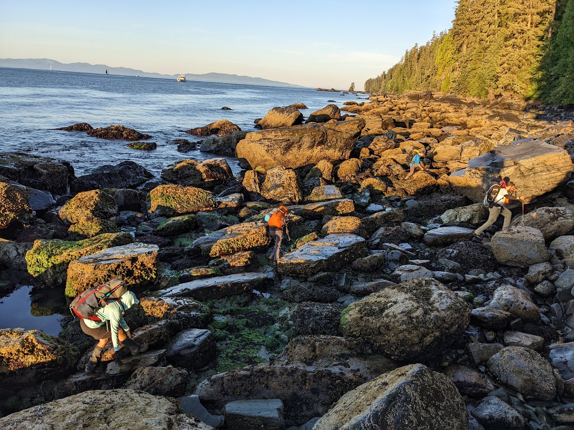 West Coast Trail Beach Boulder Scrambling