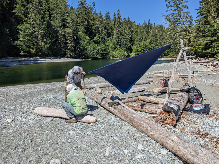 Walbran Creek campsite